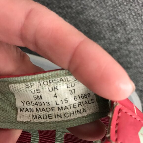 Sperry Top-Sider Topsail Pink Flip Flop Thongs Beach Sandals Women's Size 5 M - Picture 4 of 9